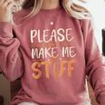 Please Don't Make Me Do Stuff Introvert Teen Lazy Gag Comfort Colors Sweatshirt Crimson Please Don't Make Me Do Stuff Introvert Teen Lazy Gag Comfort Colors Sweatshirt Crimson