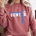Powerlifting Senior 2025 Class Of 2025 Graduation Party 23 Comfort Colors Sweatshirt Crimson