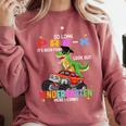 Pre k Graduation 2025 Pre-k Kindergarten Graduate Dinosaur Premium Tri-Blend Comfort Colors Sweatshirt Crimson