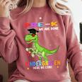 Pre k Graduation We Are Done Class 2023 Pre-k Dinosaur Boys Comfort Colors Sweatshirt Crimson