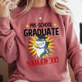 Pre K Nailed It Shirt 2019 Shark Graduation TShirt Comfort Colors Sweatshirt Crimson