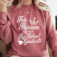 Pre-School Graduation For Girls Comfort Colors Sweatshirt Crimson