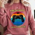 Pre-School Level Complete Graduation Video Gamer Preschool T Comfort Colors Sweatshirt Crimson