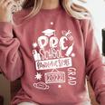 Preschool 2022 Graduate Pandemicstyle Prek3 Prek4 Graduation Comfort Colors Sweatshirt Crimson