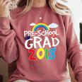 Preschool Graduation 2018 Last Day School Pre K Comfort Colors Sweatshirt Crimson