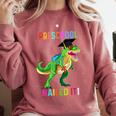 Preschool Graduation Class Of 2022 Graduate Dinosaur Kids Comfort Colors Sweatshirt Crimson