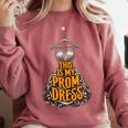 Prom Dress Prom Night Graduation Comfort Colors Sweatshirt Crimson