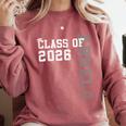 Proud Abuela Of A 2026 Graduate Grad Senior Graduation Comfort Colors Sweatshirt Crimson