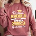 Proud Abuela Class Of 2023 PHD Graduate Doctorate Graduation Comfort Colors Sweatshirt Crimson