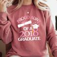 Proud Aunt Of a 2018 Graduate Auntie Graduation Comfort Colors Sweatshirt Crimson