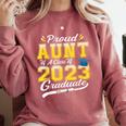 Proud Aunt Of a Class Of 2023 Graduate Senior Graduation Comfort Colors Sweatshirt Crimson