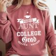 Proud Aunt Of a College Grad 2019 Family Graduation Shirt Comfort Colors Sweatshirt Crimson