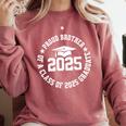 Proud Brother Of a Class Of 2025 Graduate Graduation 2025 Comfort Colors Sweatshirt Crimson