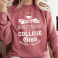 Proud Brother Of a College Grad 2019 Family Graduation Shirt Comfort Colors Sweatshirt Crimson
