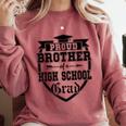 Proud Brother Of a High School Grad Senior Graduation Shirt Comfort Colors Sweatshirt Crimson