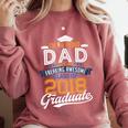 Proud Dad Of A 2018 Graduate Shirt Graduation Grad Class Comfort Colors Sweatshirt Crimson