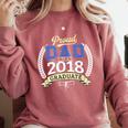 Proud Dad Of A 2018 Graduate Shirt Graduation Grad Comfort Colors Sweatshirt Crimson