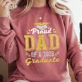 Proud DAD Of a 2026 Graduate Class Senior Graduation Comfort Colors Sweatshirt Crimson