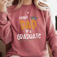 Proud Dad Of A Class Of 2021 Graduate Graduation Comfort Colors Sweatshirt Crimson