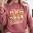 Proud Dad Of a Class Of 2023 Graduate Senior Graduation Comfort Colors Sweatshirt Crimson