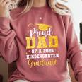 Proud Dad Of A Class 2025 Kindergarten Graduate Graduation Comfort Colors Sweatshirt Crimson