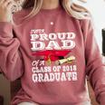 Proud Dad Graduation Shirt 2018 Graduate Tee Comfort Colors Sweatshirt Crimson