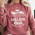 Proud Daughter Of College Grad 2019 Family Graduation Shirt Comfort Colors Sweatshirt Crimson