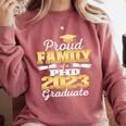 Proud Family Class Of 2023 PHD Graduate Doctorate Graduation Comfort Colors Sweatshirt Crimson