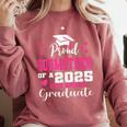 Proud Godmother Of 5th Grade Graduate 2025 Family Graduation Comfort Colors Sweatshirt Crimson
