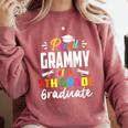 Proud GRAMMY Of A 5th Grade Graduate Graduation 2024 Senior Comfort Colors Sweatshirt Crimson
