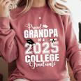 Proud Grandma Of A 2025 College Graduate Graduation Comfort Colors Sweatshirt Crimson