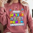 Proud GRANDMA Of a 2025 PRE-K Graduate -Graduation Comfort Colors Sweatshirt Crimson