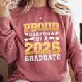 Proud Grandma Of A 2026 Graduate Shirt Class 2026 Graduation Comfort Colors Sweatshirt Crimson