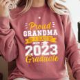 Proud Grandma Of a Class Of 2023 Graduate Senior Graduation Comfort Colors Sweatshirt Crimson