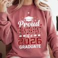Proud Grandparent Of A 2026 Graduate Class Of Graduation Comfort Colors Sweatshirt Crimson
