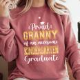 Proud Granny Of Kindergarten Graduate 2024 Graduation Granny Comfort Colors Sweatshirt Crimson