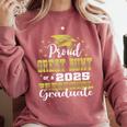 Proud Great Aunt Of Preschool Graduate 2025 Graduation Comfort Colors Sweatshirt Crimson