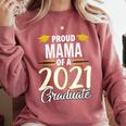 Proud Mama Of A 2021 Graduate Graduation Clothes MBA PhD Comfort Colors Sweatshirt Crimson