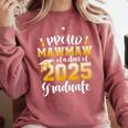 Proud Mawmaw Of a Class Of 2025 Graduate Graduation 2025 Comfort Colors Sweatshirt Crimson