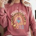Proud Mimi Of a Class Of 2022 Graduate Graduation Rainbow Comfort Colors Sweatshirt Crimson