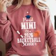 Proud MIMI Of 2026 Basketball Senior Class Graduation Comfort Colors Sweatshirt Crimson