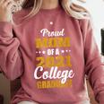 Proud Mom Of A 2021 College Graduate Senior Graduation Comfort Colors Sweatshirt Crimson