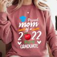 Proud Mom Of 2022 Pre K Graduate Graduation Comfort Colors Sweatshirt Crimson