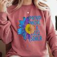 Proud Mom Of a 2022 Senior Shirt Graduation 2022 Women's Comfort Colors Sweatshirt Crimson