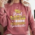Proud Mom Of 5th Grade Graduate 2025 Elementary Graduation Comfort Colors Sweatshirt Crimson