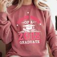 Proud Mom Of A Class 2018 Graduate Graduation T-Shirt Comfort Colors Sweatshirt Crimson