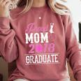 Proud Mom Of A Class 2018 Graduate T Shirt Graduation Comfort Colors Sweatshirt Crimson
