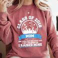 Proud Mom Of A Class Of 2018 Graduate TShirt Graduation Comfort Colors Sweatshirt Crimson