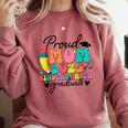 Proud Mom Class Of 2025 Kindergarten Graduate Graduation Comfort Colors Sweatshirt Crimson