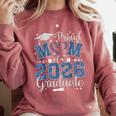 Proud Mom Of a Class Of 2026 Graduate Senior Graduation Comfort Colors Sweatshirt Crimson